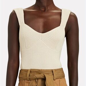 STAUD knit sweater tank top, worn once!